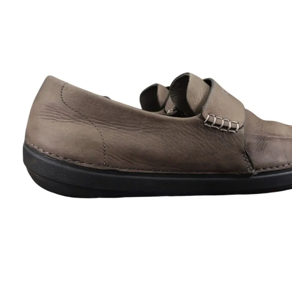 FitFlop Shoes Men 13 Loafer Slip On Comfort Classic Toning Leather Walking Brown